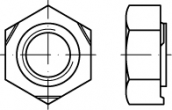 dado a saldare esagonale DIN 929 acciaio M 3